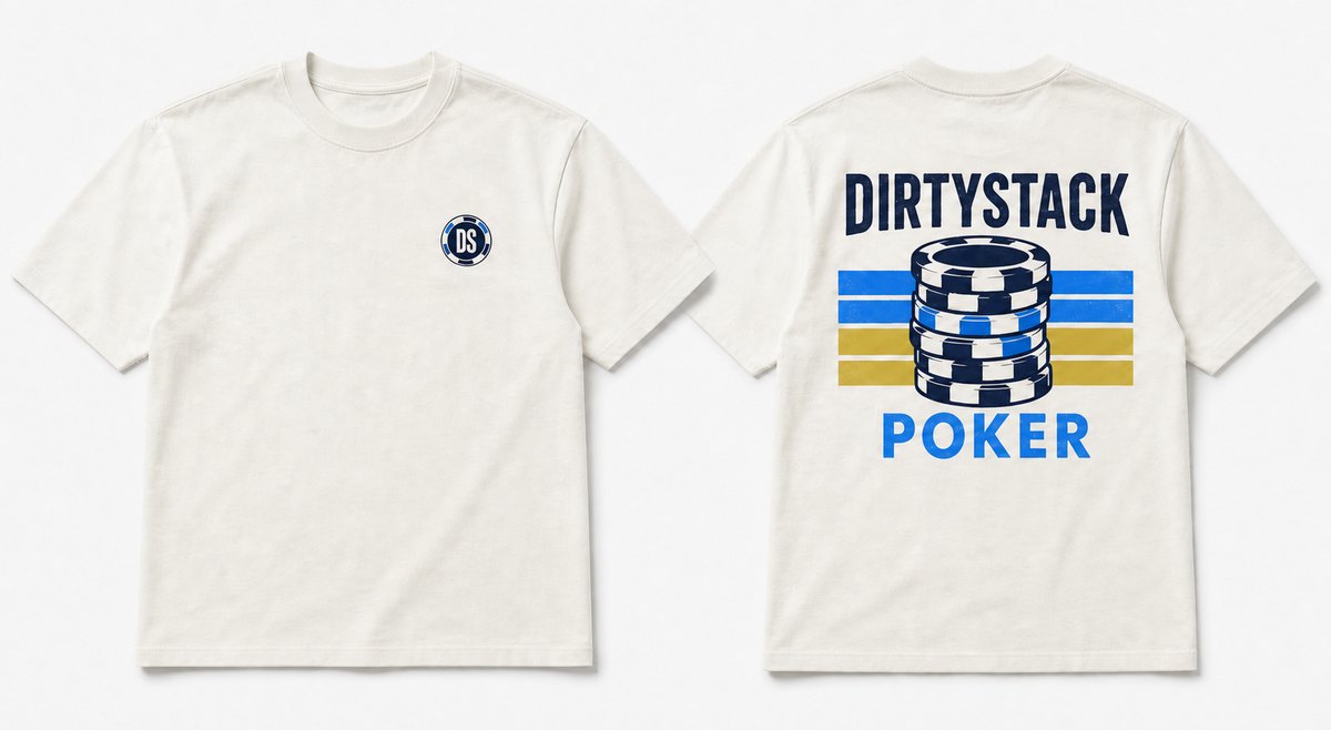Warm white tee, crest front and retro back print